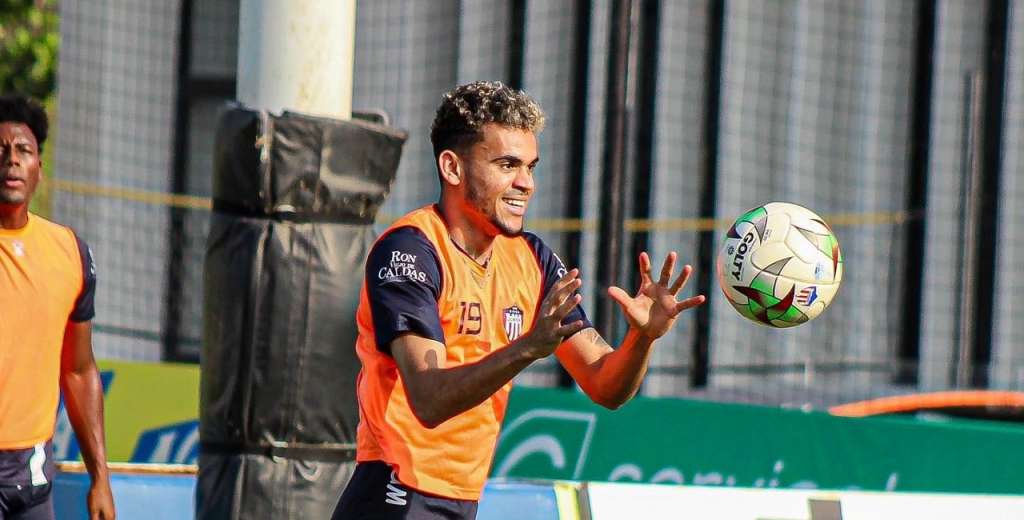 Volvió al club de sus amores: Luis Díaz se entrenó con Junior de Barranquilla