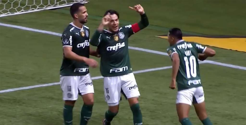 Palmeiras ganaba por un gol en contra y él avisó: "Yo no fui"