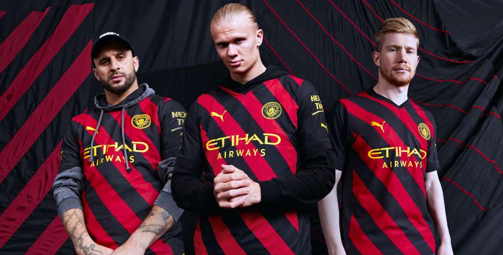 Puma lanzó la mejor camiseta suplente del Manchester City