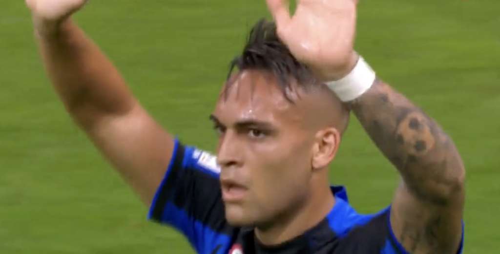 Es un toro: el golazo de Lautaro Martínez para el Inter 