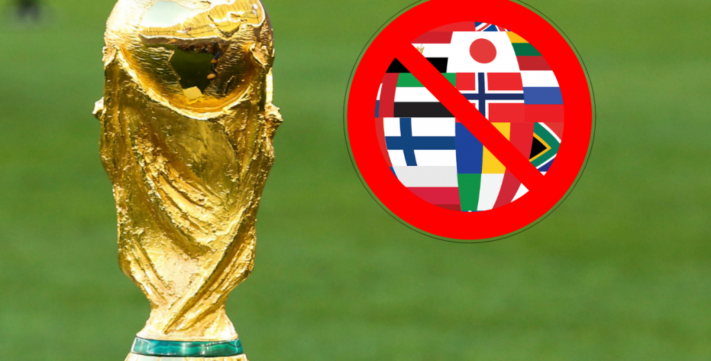 Las selecciones a las que la FIFA les prohibió jugar el Mundial