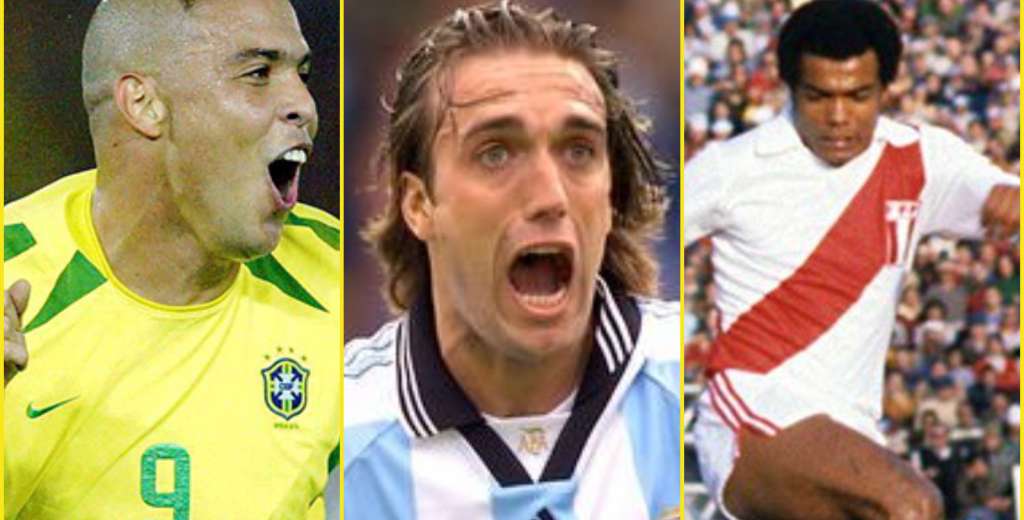 Los máximos goleadores sudamericanos de la historia de los Mundiales