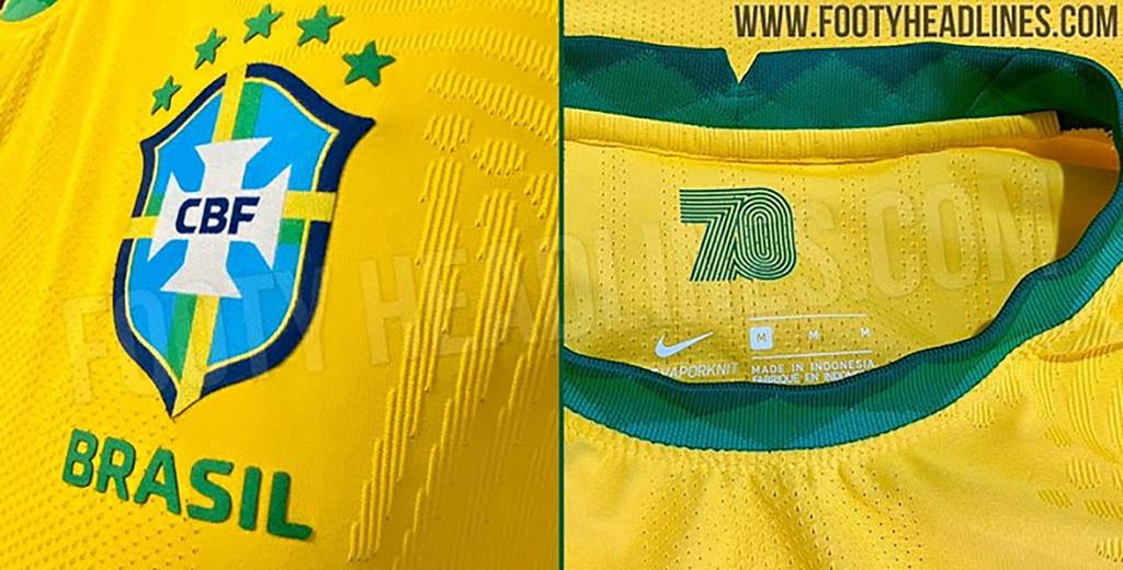 Se filtraron fotos de la nueva camiseta de Brasil y es espectacular